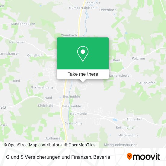 G und S Versicherungen und Finanzen map