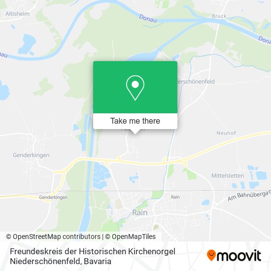 Freundeskreis der Historischen Kirchenorgel Niederschönenfeld map
