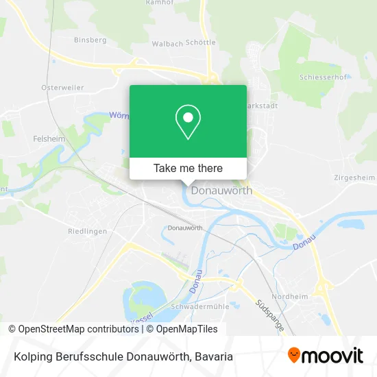 Карта Kolping Berufsschule Donauwörth