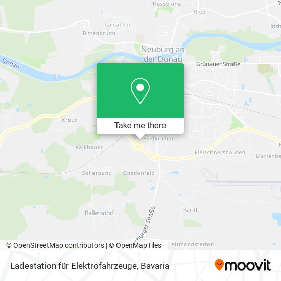 Ladestation für Elektrofahrzeuge map