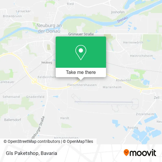 Карта Gls Paketshop