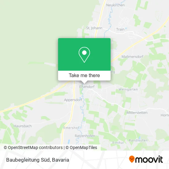 Карта Baubegleitung Süd