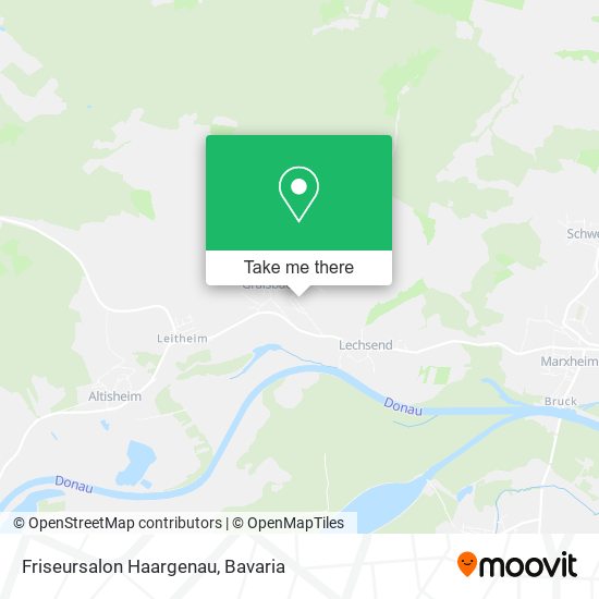 Friseursalon Haargenau map
