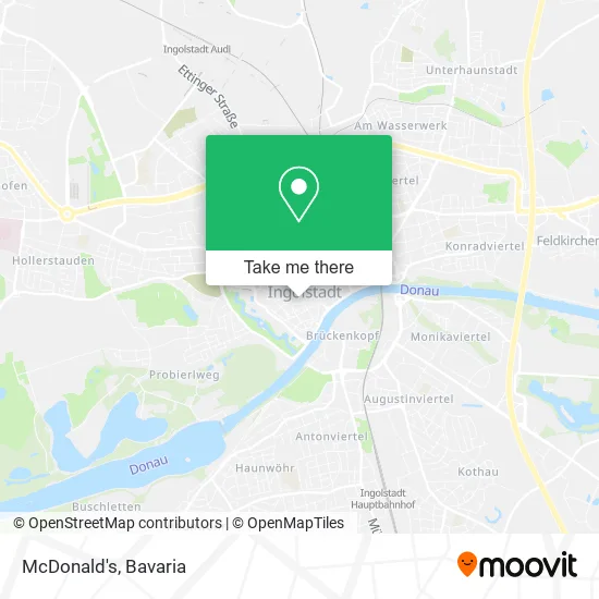 Карта McDonald's