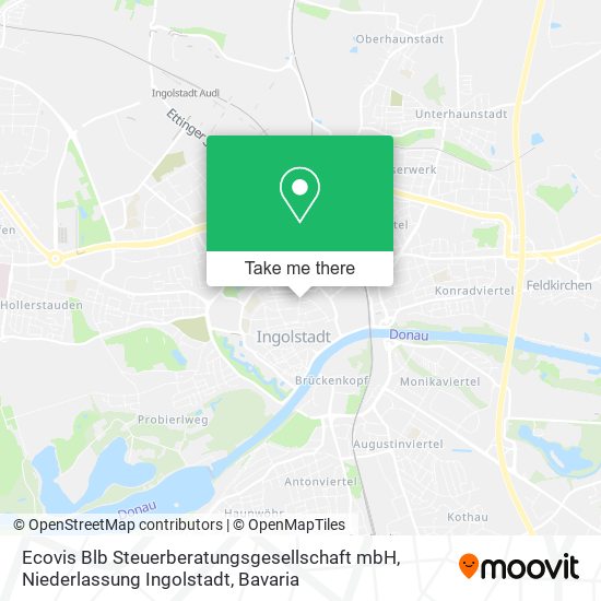 Ecovis Blb Steuerberatungsgesellschaft mbH, Niederlassung Ingolstadt map