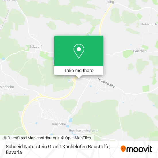 Карта Schneid Naturstein Granit Kachelöfen Baustoffe