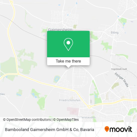 Bambooland Gaimersheim GmbH & Co map