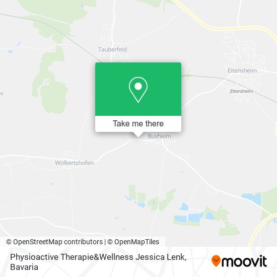 Physioactive Therapie&Wellness Jessica Lenk map