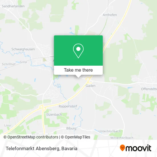 Карта Telefonmarkt Abensberg