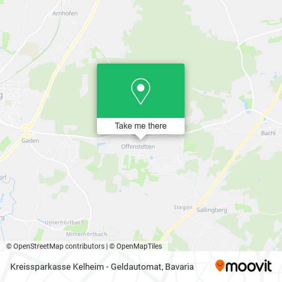 Kreissparkasse Kelheim - Geldautomat map