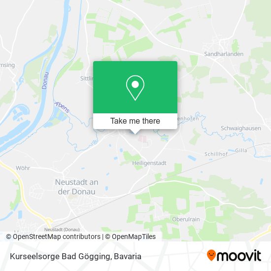 Kurseelsorge Bad Gögging map