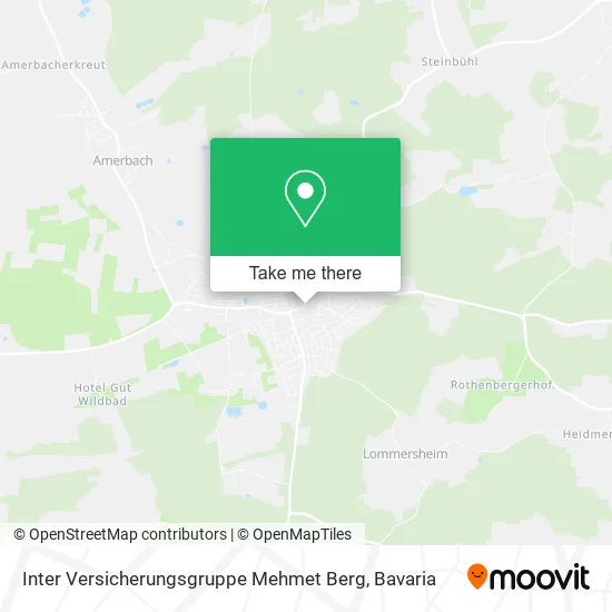 Карта Inter Versicherungsgruppe Mehmet Berg
