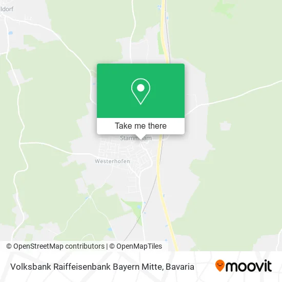 Карта Volksbank Raiffeisenbank Bayern Mitte