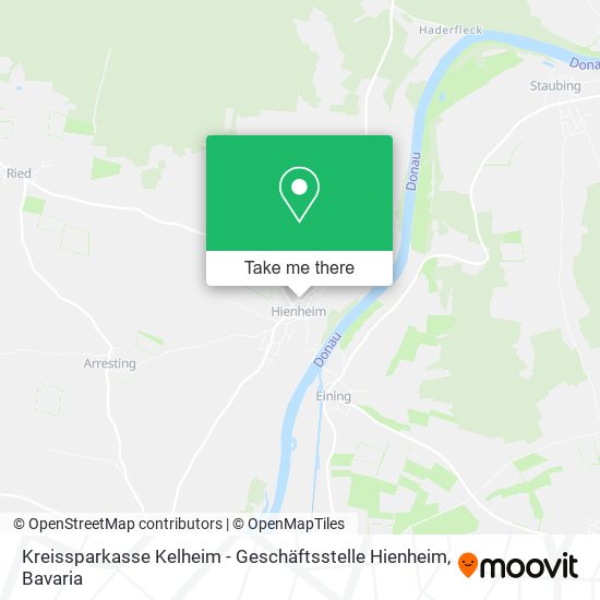 Kreissparkasse Kelheim - Geschäftsstelle Hienheim map