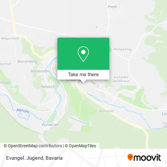Карта Evangel. Jugend