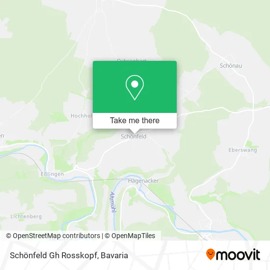 Карта Schönfeld Gh Rosskopf