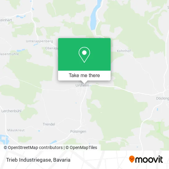 Карта Trieb Industriegase