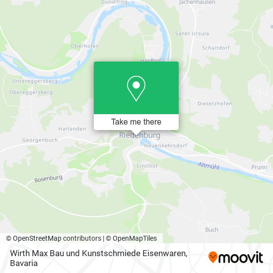 Wirth Max Bau und Kunstschmiede Eisenwaren map