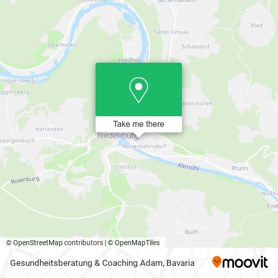 Карта Gesundheitsberatung & Coaching Adam