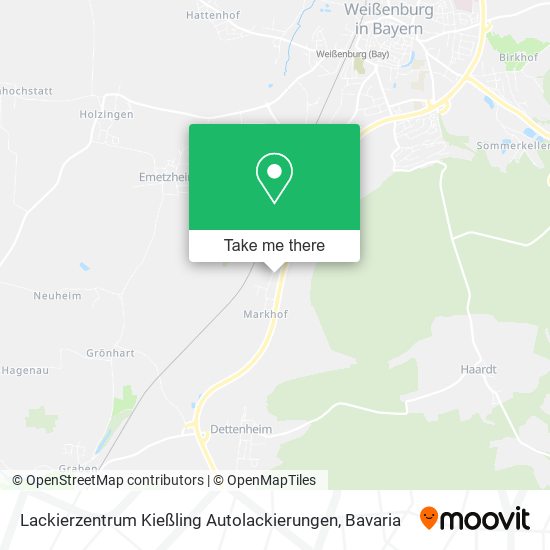 Lackierzentrum Kießling Autolackierungen map