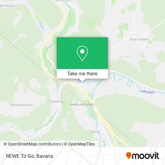 REWE To Go map