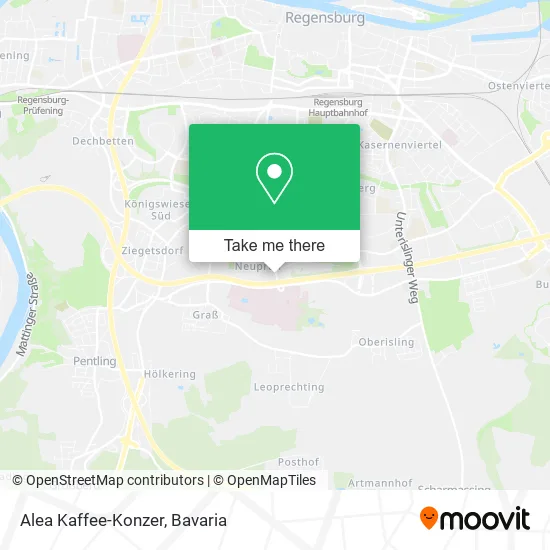 Карта Alea Kaffee-Konzer