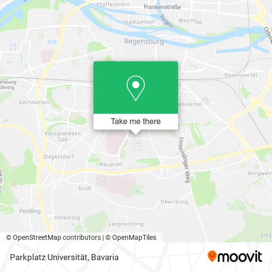 Карта Parkplatz Universität