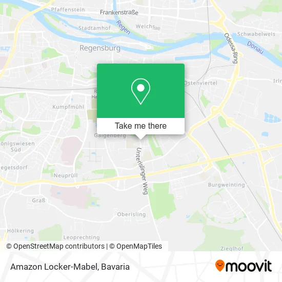 Карта Amazon Locker-Mabel