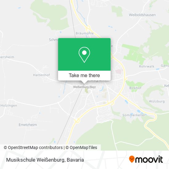 Musikschule Weißenburg map