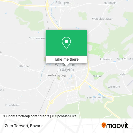 Карта Zum Torwart