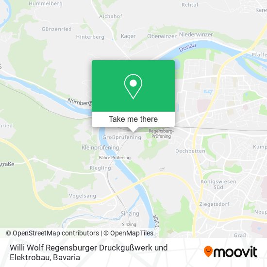 Willi Wolf Regensburger Druckgußwerk und Elektrobau map