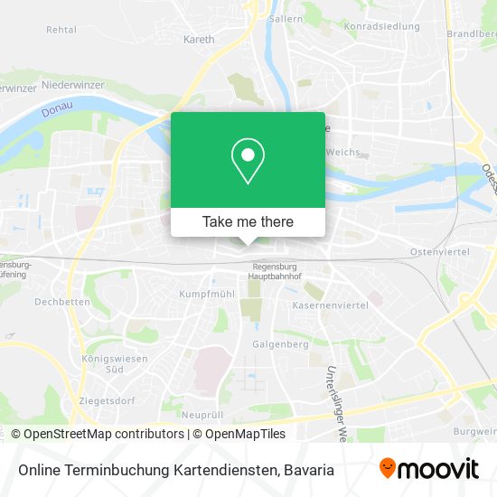 Online Terminbuchung Kartendiensten map