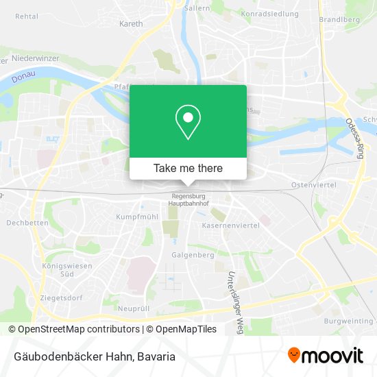 Gäubodenbäcker Hahn map