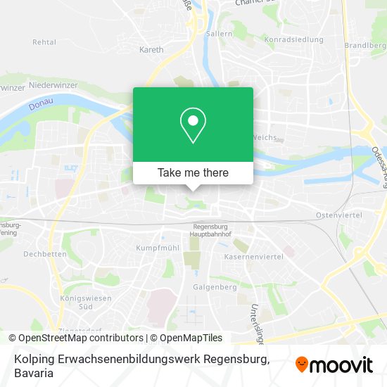 Kolping Erwachsenenbildungswerk Regensburg map