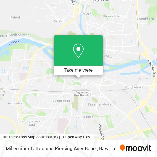Карта Millennium Tattoo und Piercing Auer Bauer