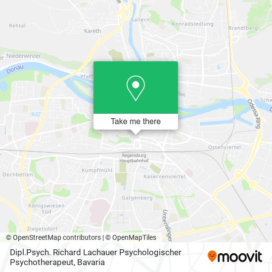 Dipl.Psych. Richard Lachauer Psychologischer Psychotherapeut map