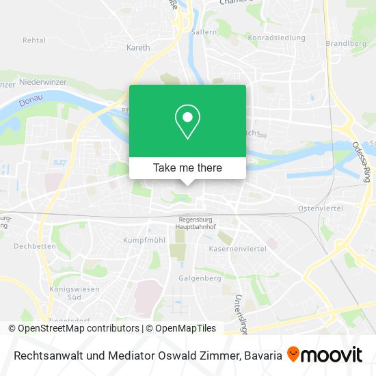Rechtsanwalt und Mediator Oswald Zimmer map
