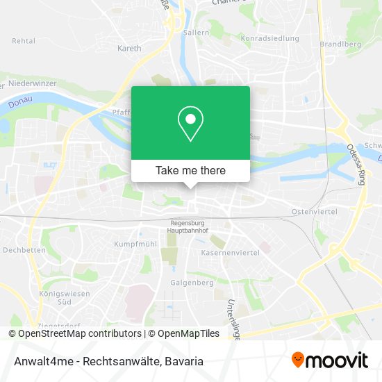 Anwalt4me - Rechtsanwälte map