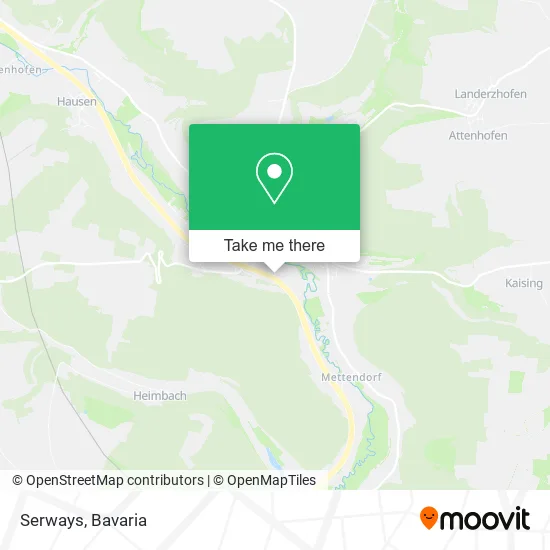 Карта Serways