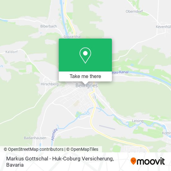 Markus Gottschal - Huk-Coburg Versicherung map