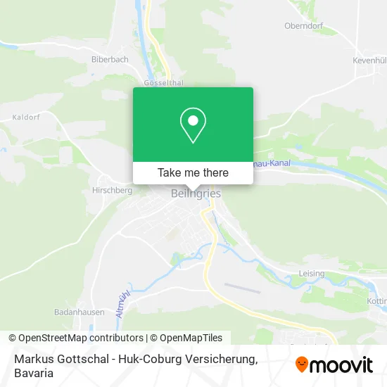 Карта Markus Gottschal - Huk-Coburg Versicherung