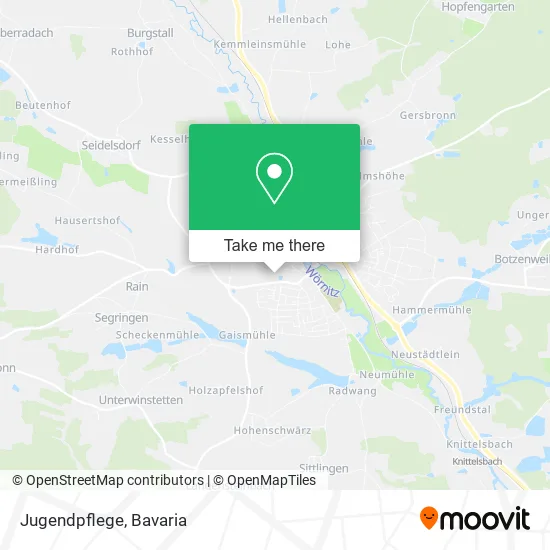 Карта Jugendpflege