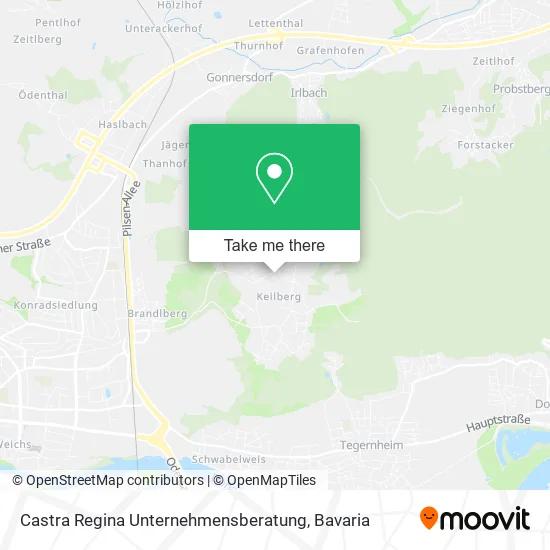 Карта Castra Regina Unternehmensberatung
