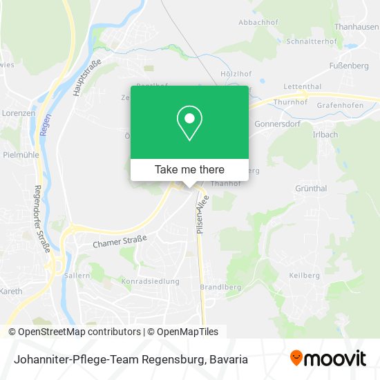 Johanniter-Pflege-Team Regensburg map
