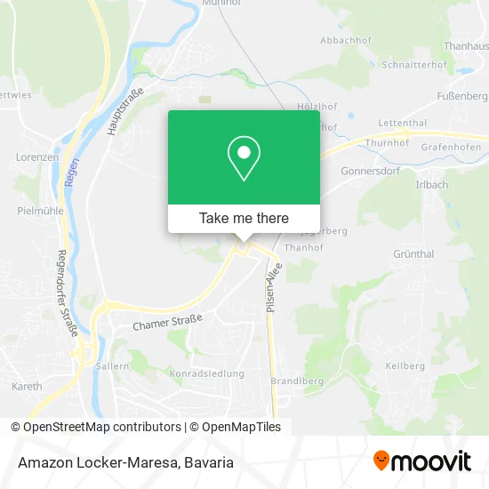 Карта Amazon Locker-Maresa