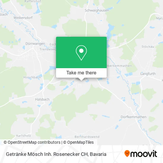 Карта Getränke Mösch Inh. Rosenecker CH