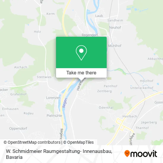 Карта W. Schmidmeier Raumgestaltung- Innenausbau