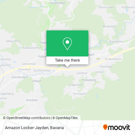 Amazon Locker-Jayden map