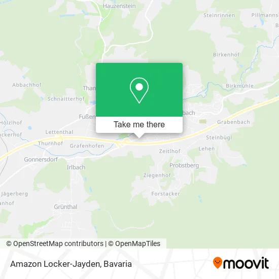 Карта Amazon Locker-Jayden