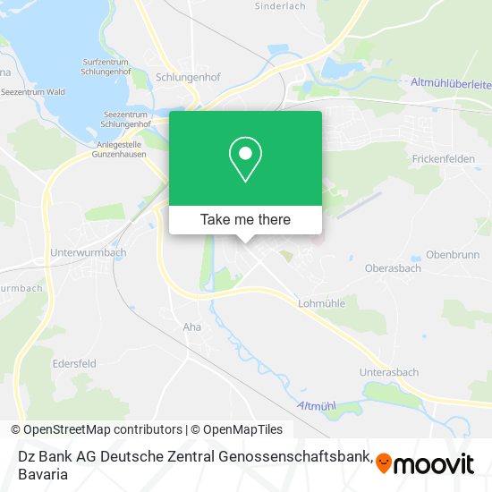 Dz Bank AG Deutsche Zentral Genossenschaftsbank map